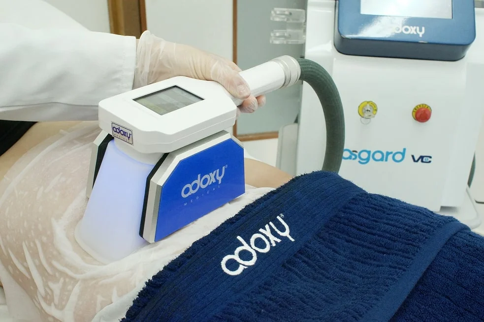 congelamento de gordura ou resfriar